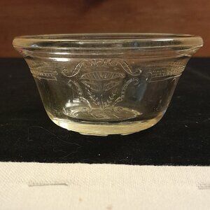 Antique Glasbake Custard Cup, dated May 27 19